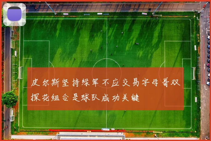 皮尔斯坚持绿军不应交易字母哥双探花组合是球队成功关键